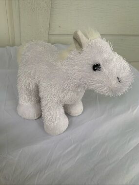 Webkinz White Plush Horse Stuffed Animal - Soft Kids Toy